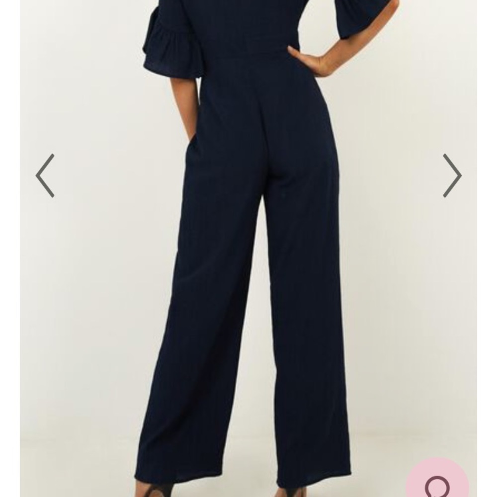 Navy Romper - Picture 3 of 6